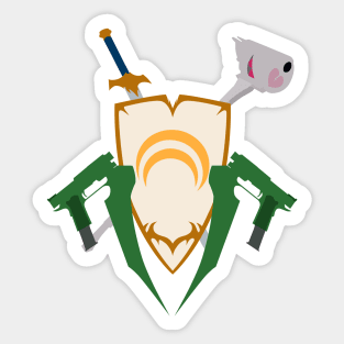 team jnr: weapons Sticker